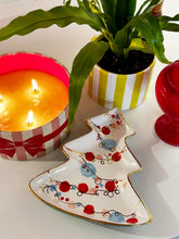 Load image into Gallery viewer, Big Top Stripes Handpoured Candle &amp; Vase