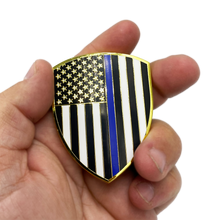 Load image into Gallery viewer, DL10-09 LI Suffolk County Police Department Long island Dept. Challenge Coin thin blue line SCPD