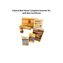 Load image into Gallery viewer, Cabana Bee House &amp; Complete Kit with Bee Certificate