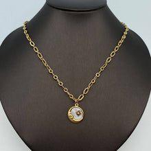 Load image into Gallery viewer, Sun Moon Round Stainless Steel Pendant Necklace | Fashion Jewelry