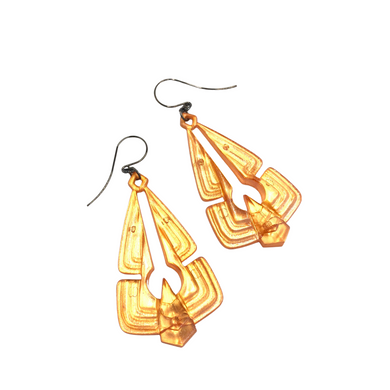 Sun Glow Triad Earrings