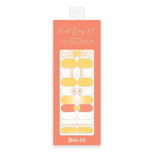 Load image into Gallery viewer, Sunny Daze Nail Wrap Kit | Yellow Sun Shine Nail Care Arts Tools Accessories | On-the-go Travel Kit