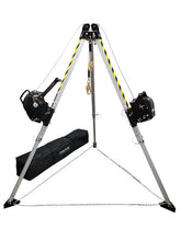 Load image into Gallery viewer, Frontline TAN10RURP MEGApod Confined Space 10' Aluminum Tripod with 60' Winch and 3-Way SRL