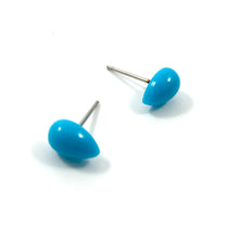 Load image into Gallery viewer, Turquoise Teardrop Lucite Stud Earrings