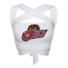 Load image into Gallery viewer, Temple Owls White Multi Way Bandeau Top