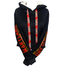 Load image into Gallery viewer, Maryland Terps Black Varsity Furry Hoodie
