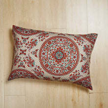 Load image into Gallery viewer, Tache Bohemian Desert Medallion Boteh Paisley Taupe Pillowcases (TJ3502)