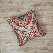 Load image into Gallery viewer, Tache Bohemian Desert Medallion Boteh Paisley Taupe Throw Pillow Covers / Euro Sham (TJ3502)