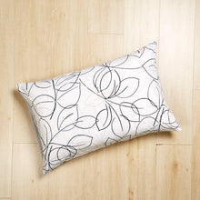 Load image into Gallery viewer, Tache Modern Abstract Leaf Line Art Foliage White Grey Black Gold Pillowcases (TJ3571)