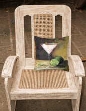 Load image into Gallery viewer, Lime Martini by Malenda Trick Canvas Decorative Pillow TMTR0034PW1414