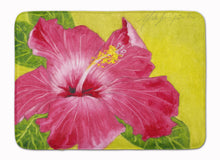 Load image into Gallery viewer, Hot Pink Hibiscus by Malenda Trick Machine Washable Memory Foam Mat TMTR0317RUG