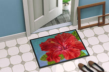 Load image into Gallery viewer, Red Hibiscus by Malenda Trick Doormat - 24x36 Decorative Floor Mat – Indoor/Outdoor Rug with Artistic Flair TMTR0319JMAT