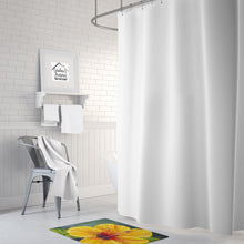 Load image into Gallery viewer, Yellow Hibiscus by Malenda Trick Machine Washable Memory Foam Mat TMTR0321RUG