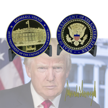 Load image into Gallery viewer, BL4-002 45th President DONALD J. TRUMP Challenge Coin White House POTUS MAGA