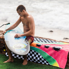 Load image into Gallery viewer, Town &amp; Country Beach Towel - Guava | T&amp;C Surf x Slowtide