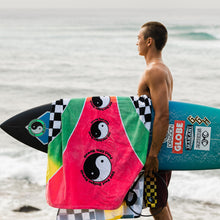 Load image into Gallery viewer, Town &amp; Country Beach Towel - Guava | T&amp;C Surf x Slowtide