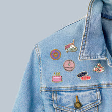 Load image into Gallery viewer, Donut Know What I Would Do Enamel Pin on Gift Card
