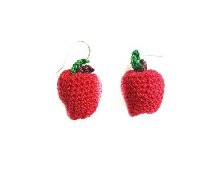 Teacher Apple Earrings