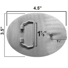 Load image into Gallery viewer, GL10-008 Don't Mess with Tesla Giga In Elon Musk We Trust SpaceX Texas Style Western Belt Buckle