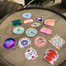 Load image into Gallery viewer, The Mom At The Pride Parade With The Free Hugs! | Vinyl Die Cut Sticker