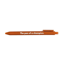 Load image into Gallery viewer, The Pen Of A Champion Pen 🏆 | Gel Click Pen in Caramel