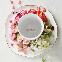 Load image into Gallery viewer, This Is My Emotional Support Mug with Gold Handle | Stoneware Coffee Tea Cup | 16oz
