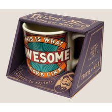 Load image into Gallery viewer, This is What Awesome Looks Like Ceramic Mug | Vintage Style | Design on Both Sides | In a Gift Box