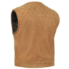 Load image into Gallery viewer, Rustic Rebel™ Lowcut Men’s Brown Leather Vest