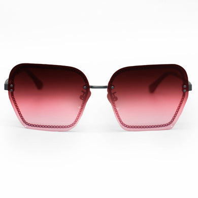 Chain Reaction - Ruby Sunglasses