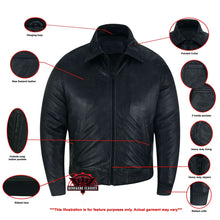 Load image into Gallery viewer, Traveler Men's Fashion Black Leather Jacket