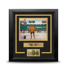 Load image into Gallery viewer, Trent Frederic Winter Classic Boston Bruins 11" x 14" Framed Hockey Photo with Engraved Autograph