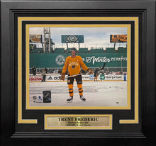Load image into Gallery viewer, Trent Frederic Winter Classic Action Boston Bruins 8" x 10" Framed Hockey Photo