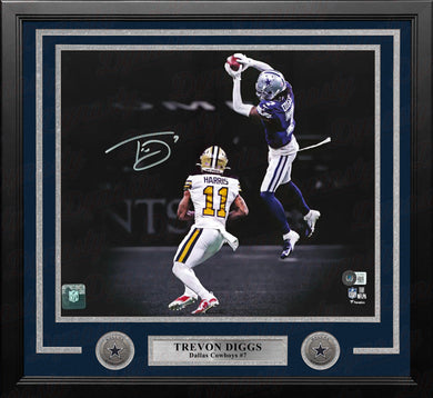 Trevon Diggs Dallas Cowboys Autographed Framed 16