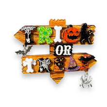 Load image into Gallery viewer, Trick or Treat Brooch by Lipstick &amp; Chrome