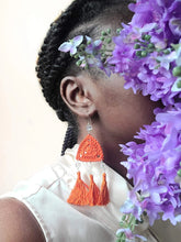 Load image into Gallery viewer, Triple Tassel Earrings