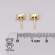 Load image into Gallery viewer, Minimalist Oval Shaped Triplet Opal Stud Earrings 18K Yellow Gold