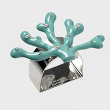 Load image into Gallery viewer, Coral napkin rings, turquoise, set of four