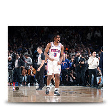 Load image into Gallery viewer, Tyrese Maxey Playoff Celebration Philadelphia 76ers 8" x 10" Basketball Photo
