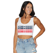 Load image into Gallery viewer, UConn Repeat Crop Tank Top