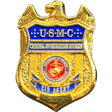 Load image into Gallery viewer, PBX-009-A Marine CID AGENT Lapel Pin Special Investigation Division Criminal Investigator