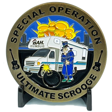 Load image into Gallery viewer, EL8-007 Ultimate Scrooge Task Force FBI ATF Special Agent Metro Nashville Police Department Challenge Coin RV Explosion 2020