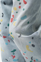 Load image into Gallery viewer, Ultra Baggy Chainstitch Denim - Light Blue