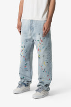 Load image into Gallery viewer, Ultra Baggy Chainstitch Denim - Light Blue