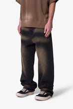 Load image into Gallery viewer, Ultra Baggy Dried Denim - Washed Black