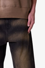 Load image into Gallery viewer, Ultra Baggy Dried Denim - Washed Black