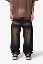 Load image into Gallery viewer, Ultra Baggy Dried Denim - Washed Black