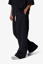 Load image into Gallery viewer, Ultra Baggy Heavy Fleece Sweatpants - Washed Black