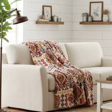 Load image into Gallery viewer, DaDa Bedding Southwestern Havana Geometric Soft Plush Fleece Flannel Throw Blanket (XY1012)