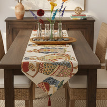 Load image into Gallery viewer, DaDa Bedding Dancing Women African Dreams Elegant Woven Tapestry Dining Table Runner (18117)