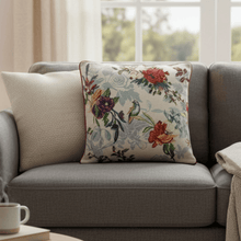 Load image into Gallery viewer, DaDa Bedding Elegant Tropical Paradise Birds Floral Tapestry Throw Pillow Covers 16" (18116)